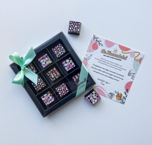 Chocolade Kaasbonbons 9 stuks